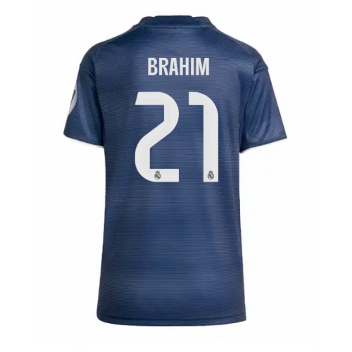 Ženski Nogometni dresi Real Madrid Brahim Diaz #21 Gostujoči 2025-26 Kratek Rokav